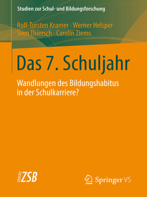 cover image of Das 7. Schuljahr